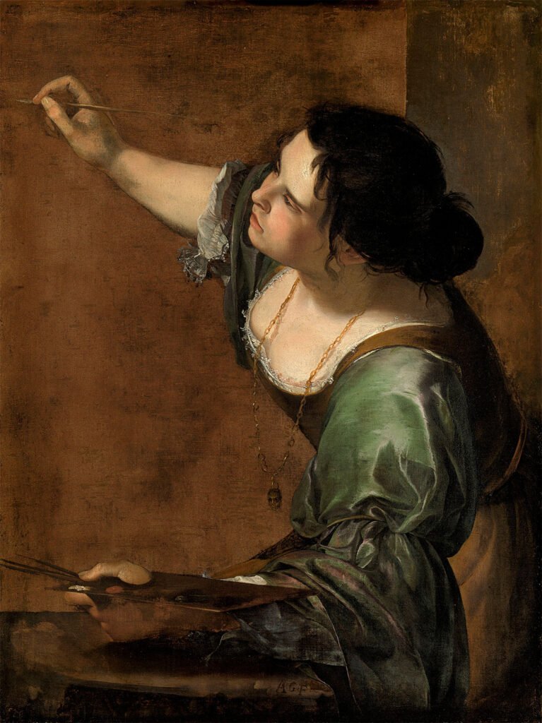 Autorretrato como alegoría de la pintura (Gentileschi, Royal Collection Trust)